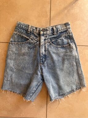 Vintage Zena Light Blue Washed Denim Shorts - Made in 🇺🇸
